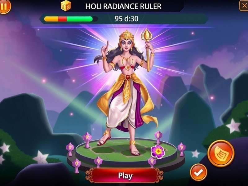 Holi Radiance Ruler Game Screenshot
